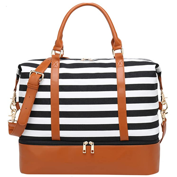 NEW! Women's Larof Luxury Weekender Travel Tote - Picture 2 of 6